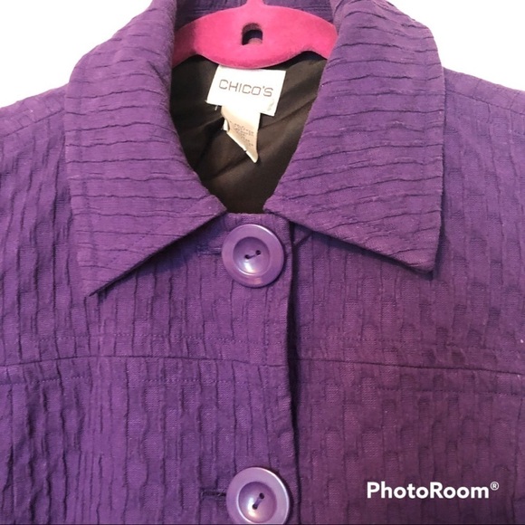 Chico’s jacket size 0= S/4 - Picture 4 of 7